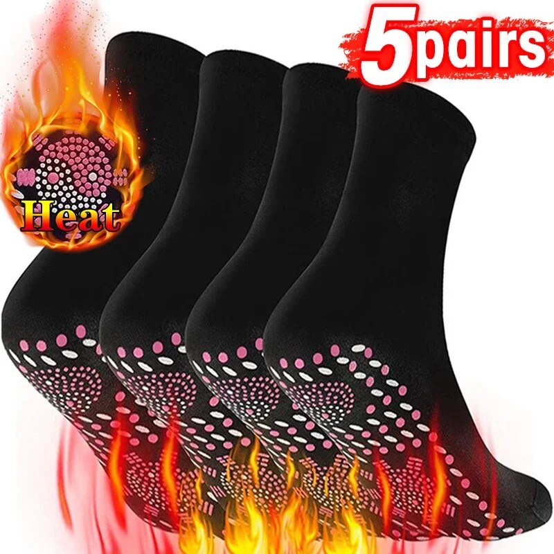 Chaussettes auto-chauffantes