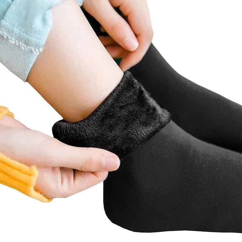 Chaussettes au chaud jusqu'aux orteils